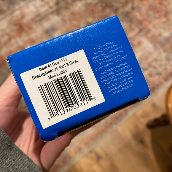 North Light red and white mini lights - Picture 5 of 6